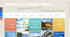 Desktop Screenshot of anchorfullservicetravel.com